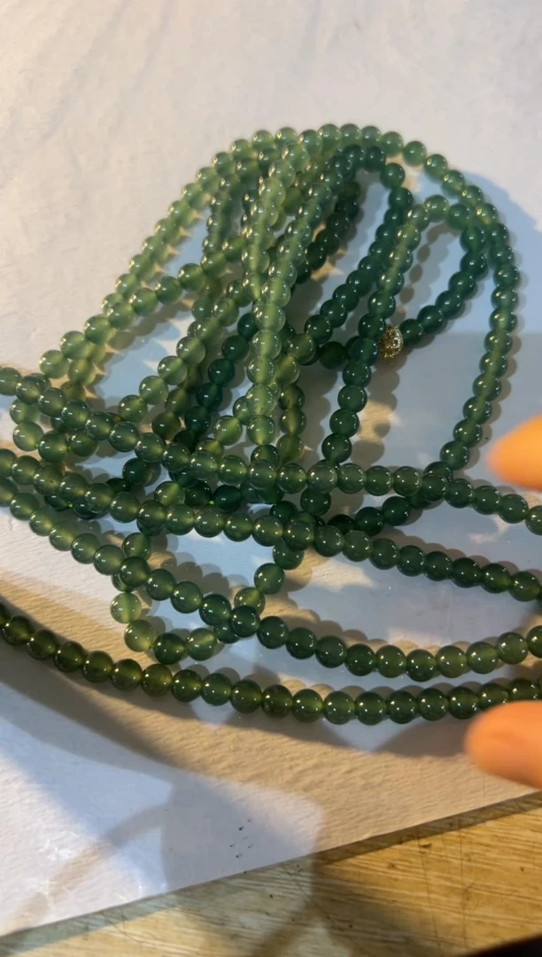 未镶嵌定制翡翠珠链