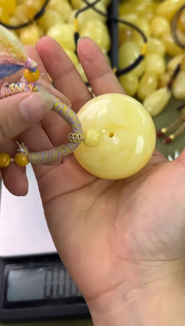 裸石琥珀未镶嵌琥珀蜜蜡吊坠