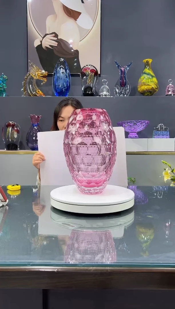 手工艺品琉璃水晶琉璃花瓶1个
