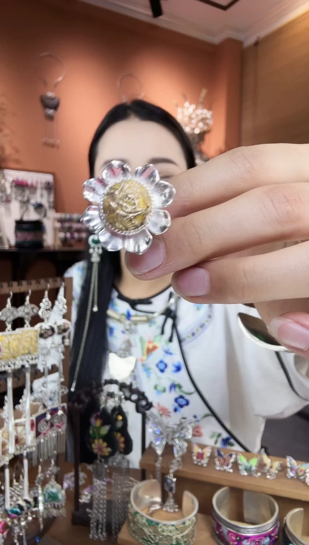 刺绣纯手工民族风戒指