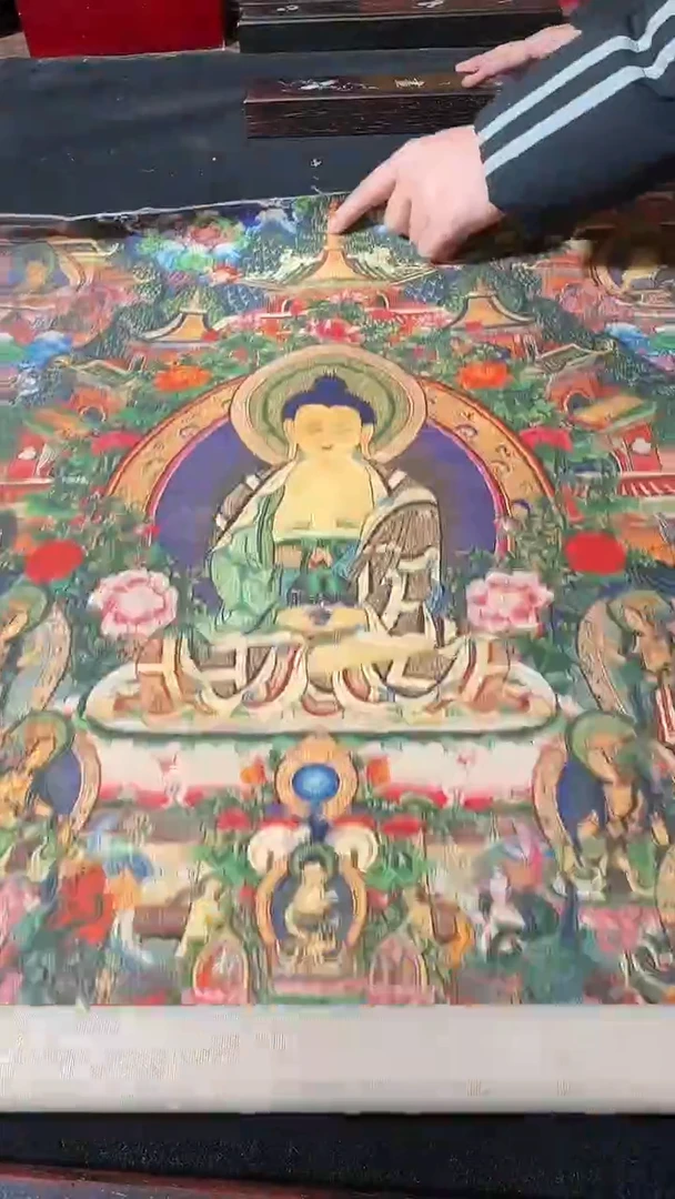 卷轴画藏式珍藏彩绘艺术馆49