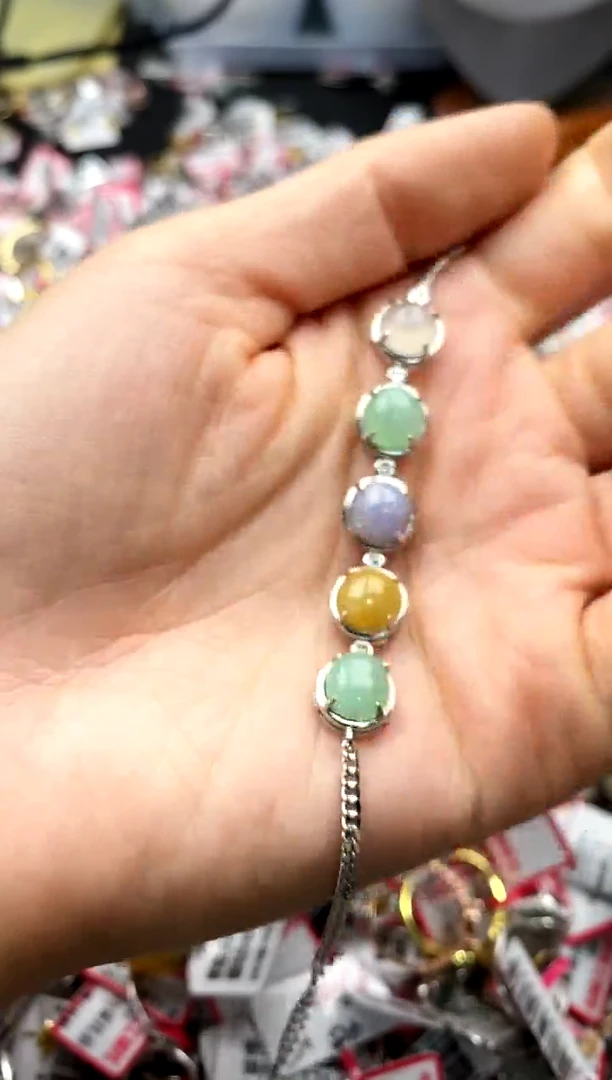 【闪购商品】翡翠戒指银S925镶嵌 33333333     9