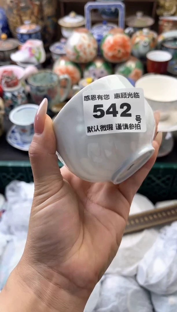 瓷片❤****拉542号六六工艺品瓷器
