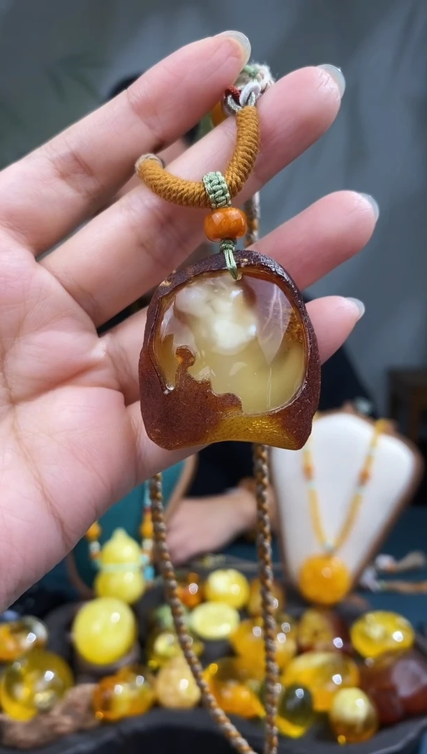 裸石琥珀未镶嵌基地发货 一物一证 顺丰包邮