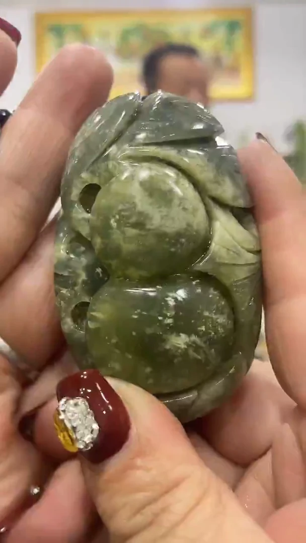 未镶嵌蛇纹石玉手把