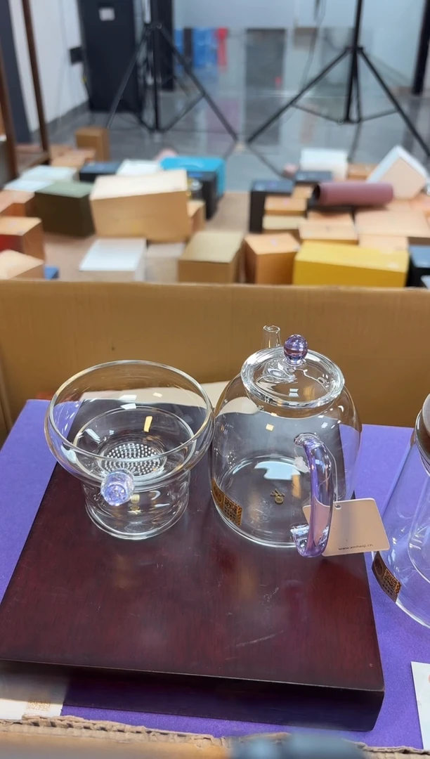 禾器宴辰壶浅紫+禾器奉珠透紫金