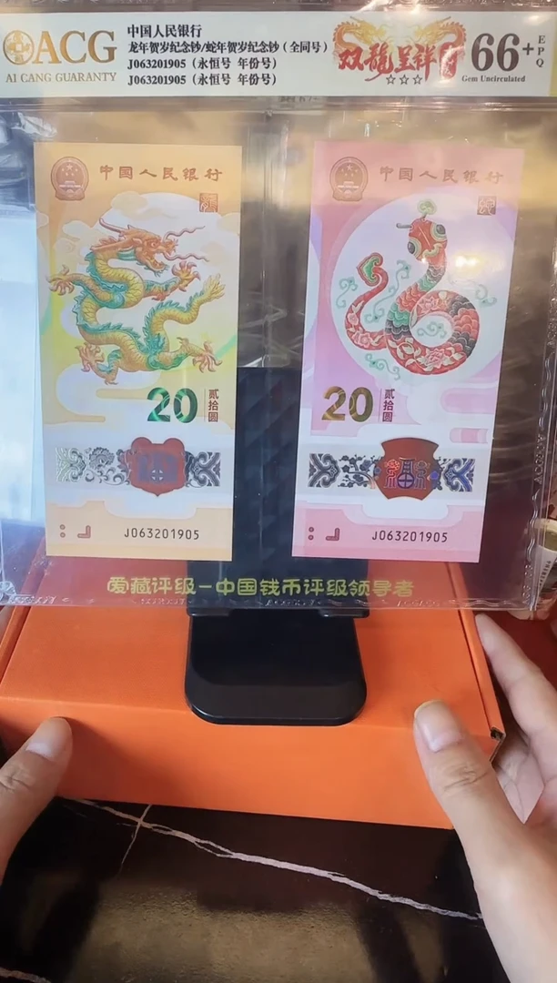 塑料2025 龙蛇全同号一对 063201905