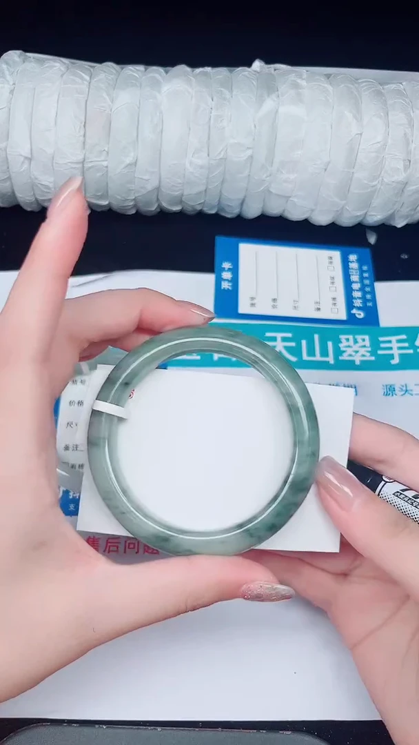 未镶嵌手镯石英质玉386-55/56