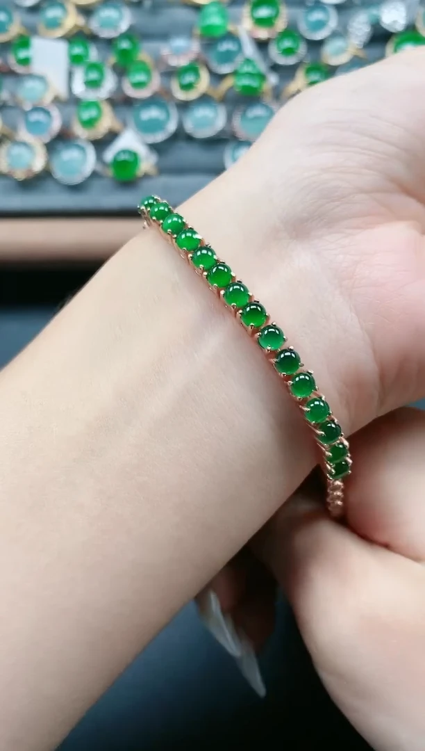 【闪购商品】翡翠戒指银S925镶嵌1111111