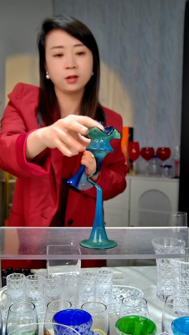 玻璃1只高端异型烛台1111