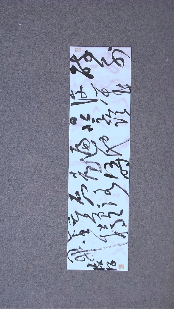 书法陈征河南南阳 90*25尺寸