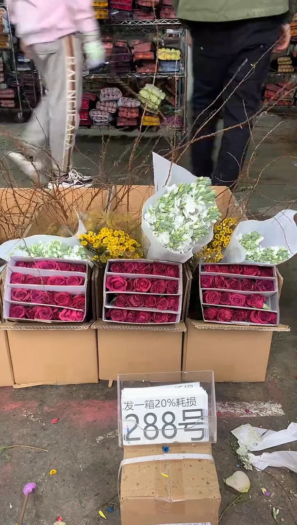 288号♥中通含20%耗损发一箱鲜花