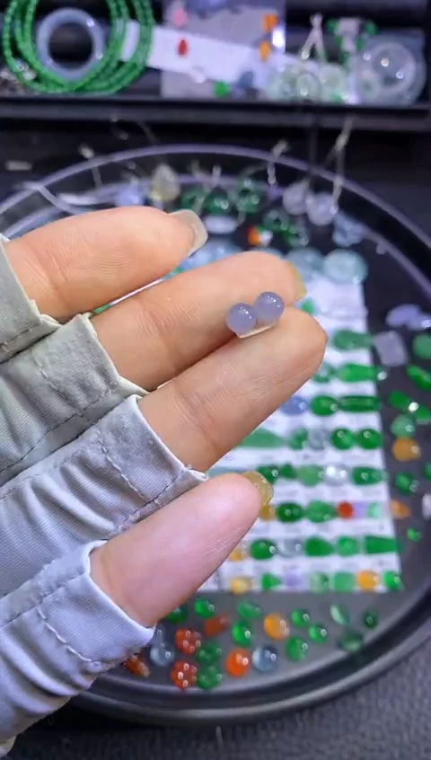 未镶嵌挂件翡翠珠子