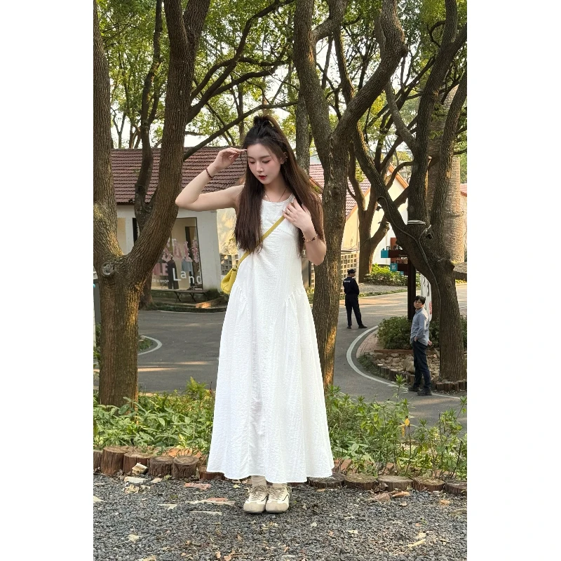 宿慕SUMU 女款连衣裙 3-3春季2025新款时尚休闲简约连衣裙M000LN