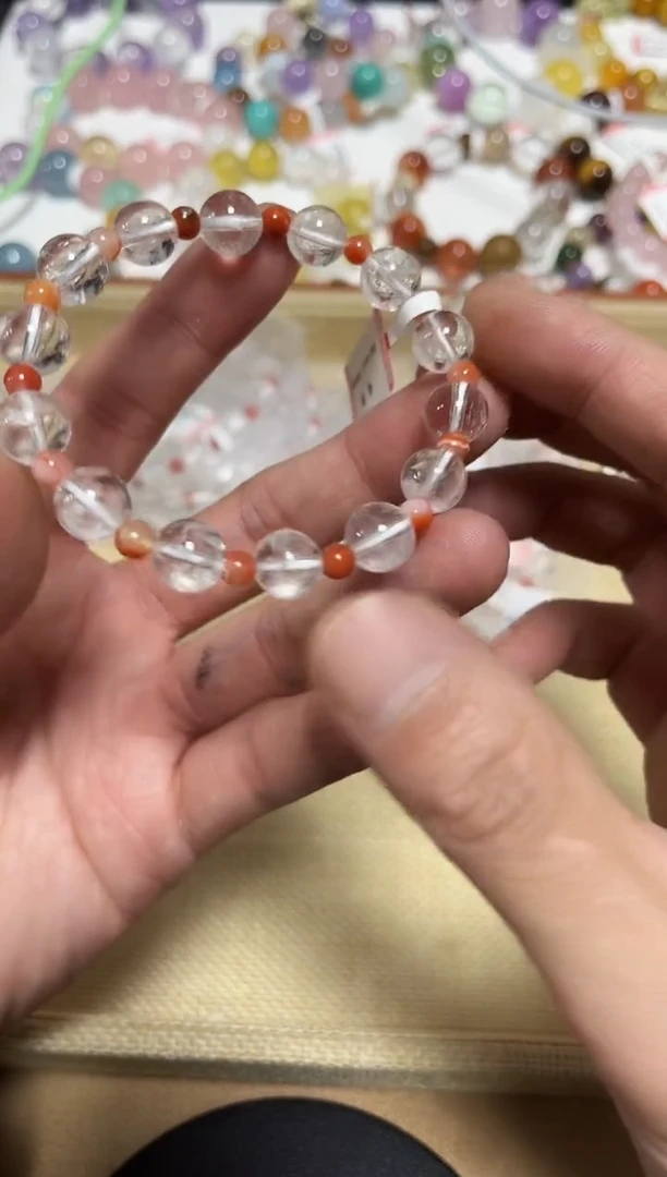 未镶嵌手链水晶21-156白水手串