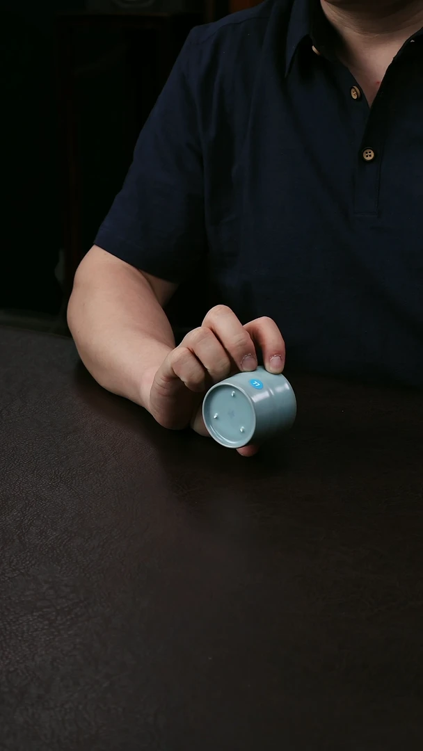 其他汝官窑精品小竹节杯