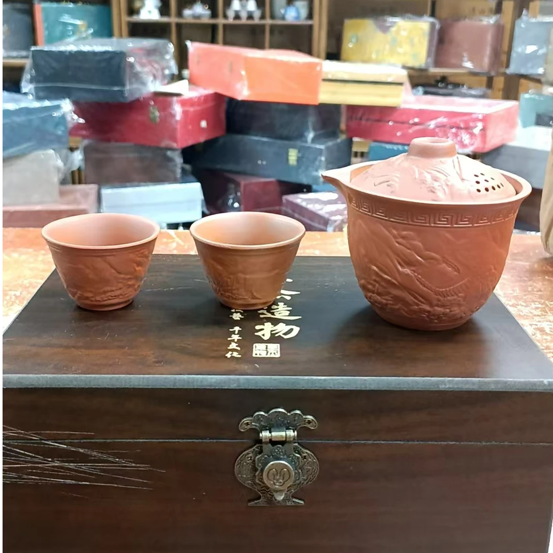 其他精品茶具精品茶具精品茶具精品茶具（不带礼盒）长城一壶两杯