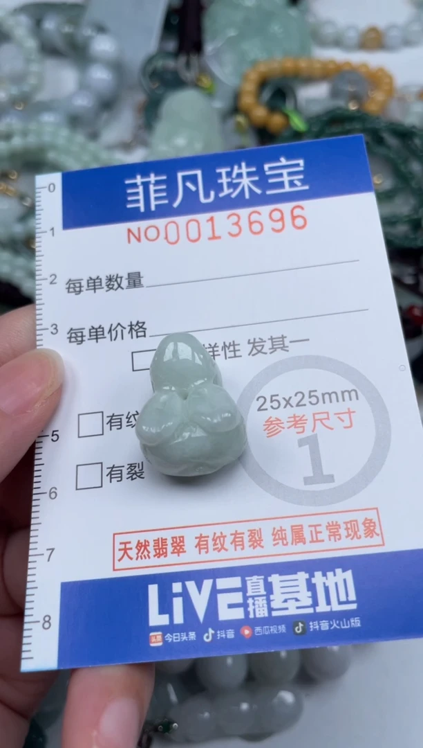 颈饰未镶嵌翡翠13696