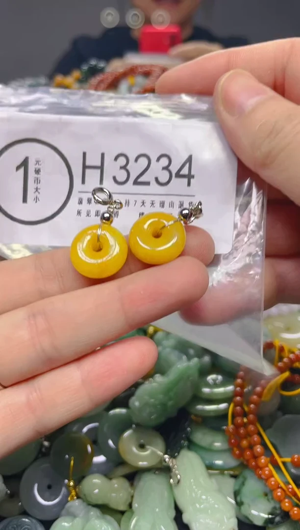 颈饰未镶嵌翡翠/H/翡翠A货，一件也是批发价