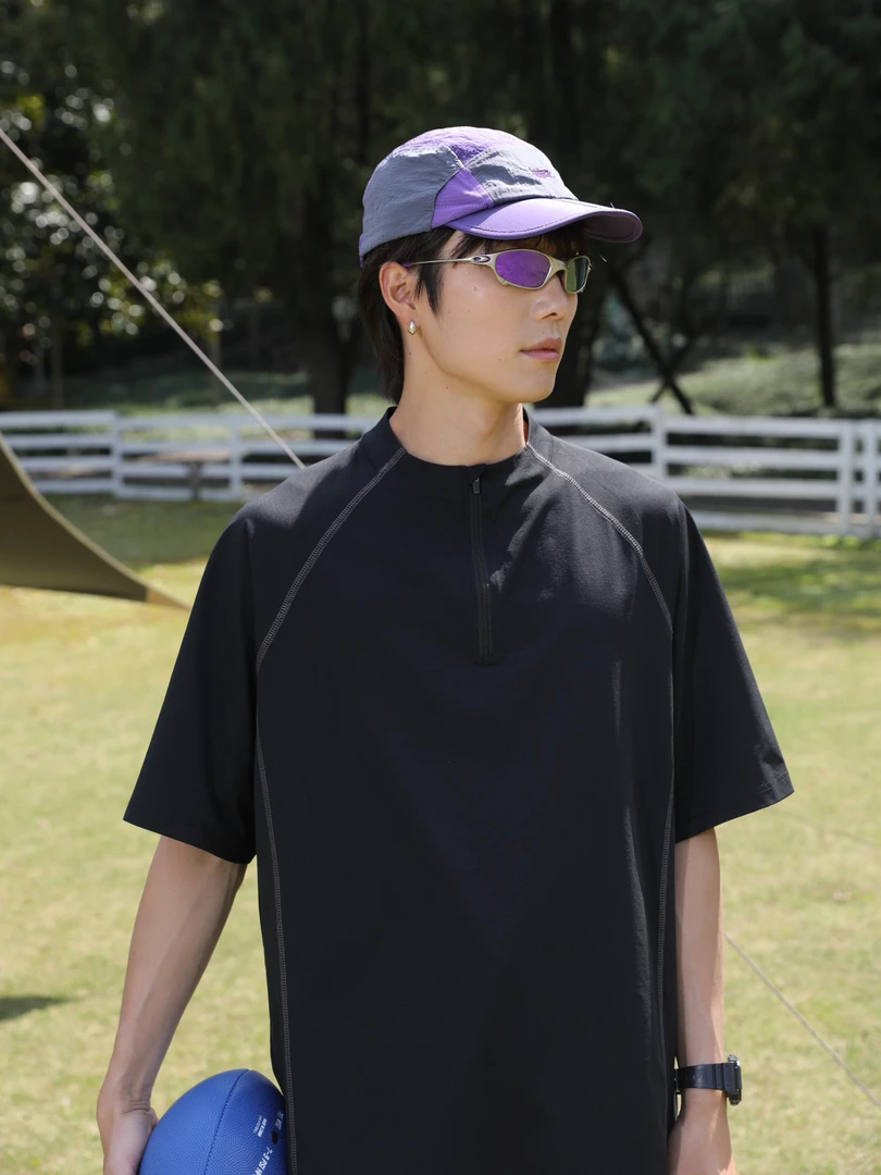 【顺戎世家】速干男女同款宽松休闲运动短袖健身上衣夏季跑步