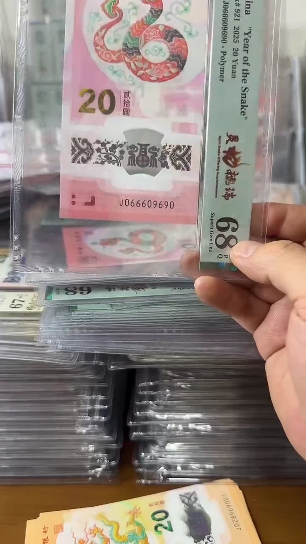 塑料066609690蛇钞单张