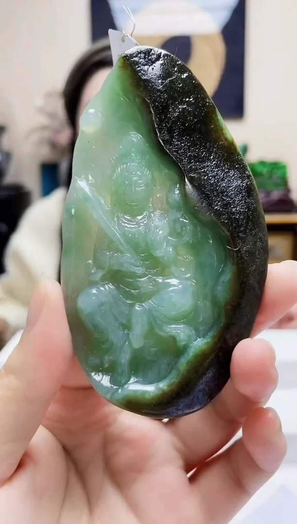 未镶嵌定制翡翠吊坠74