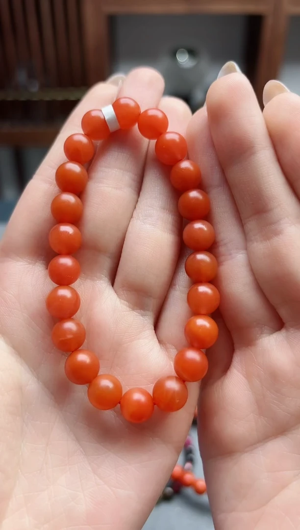 【闪购商品】南红玛瑙手串未镶嵌南红手串*1 JYD