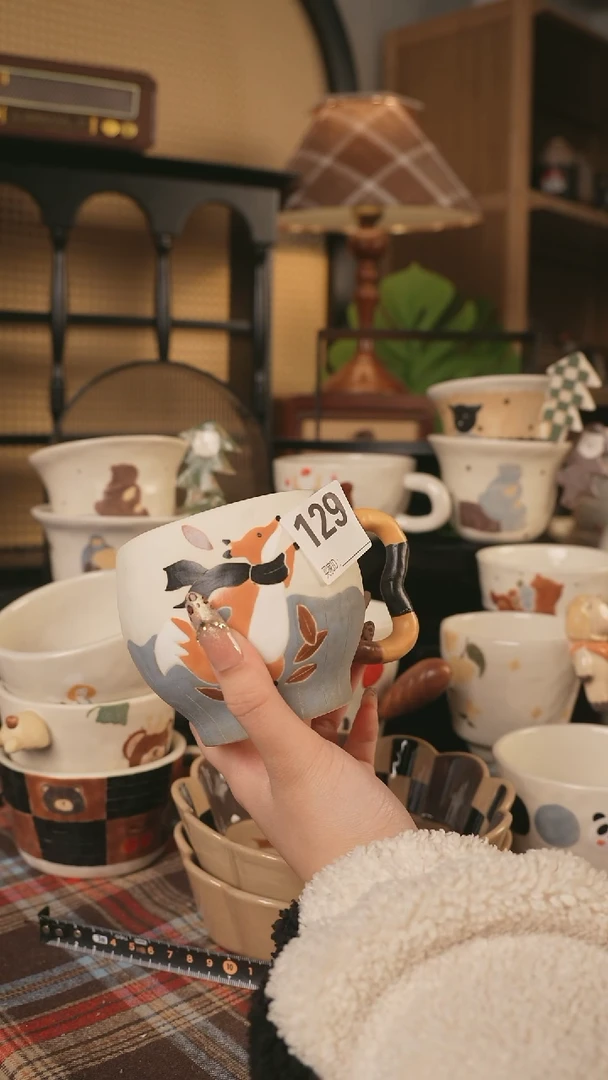 【闪购商品】杯川谷原创2.14场次直播微瑕129