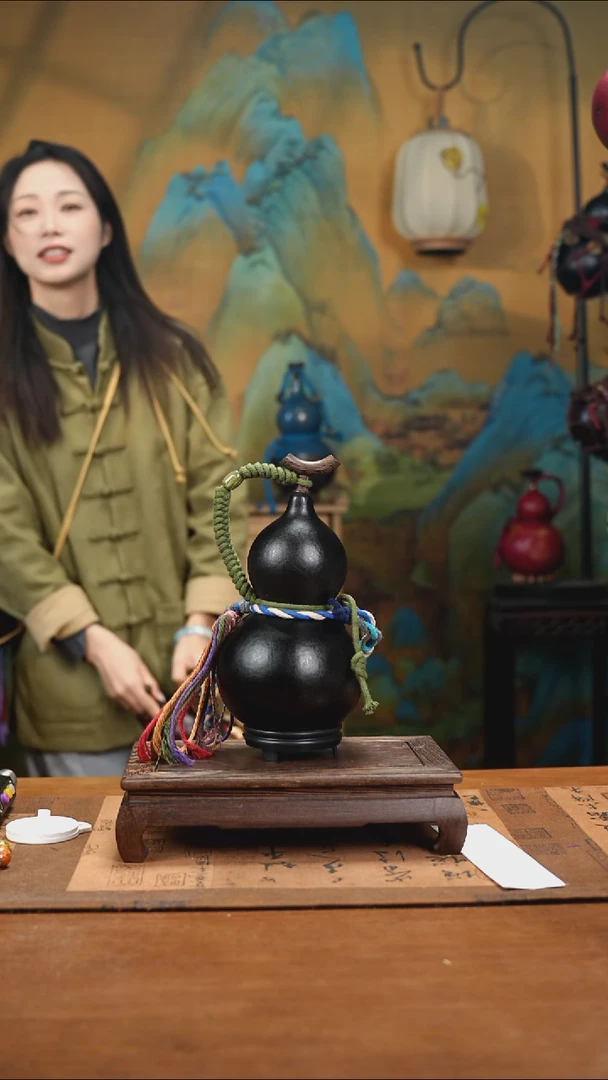 大*子YC047精品藏绳款天然酒葫芦（一物一拍）