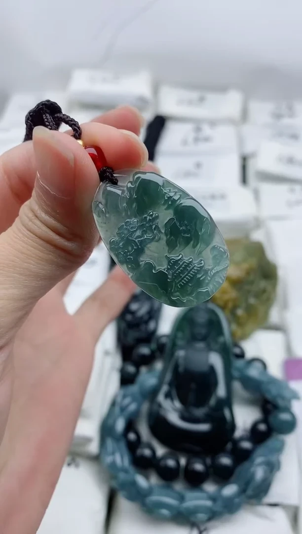 颈饰未镶嵌翡翠8