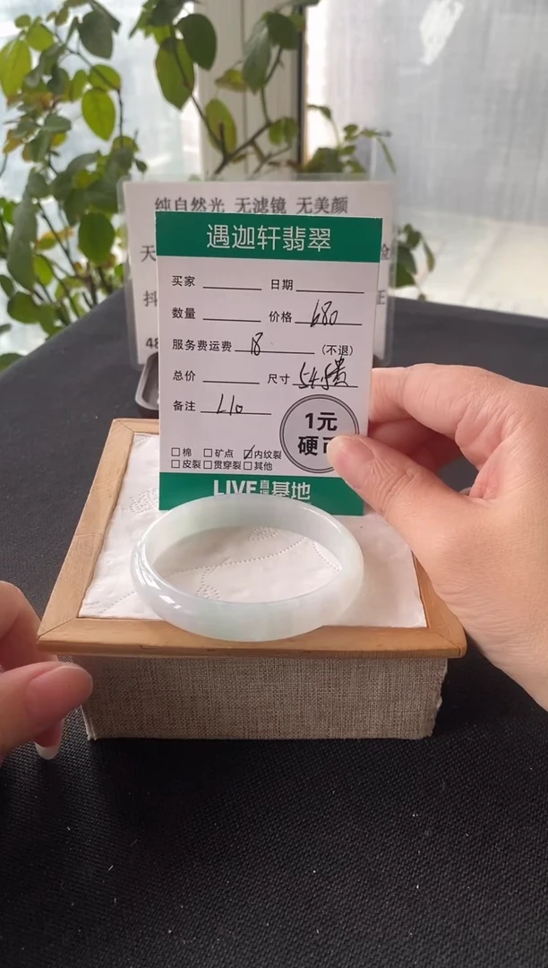 未镶嵌手镯翡翠54贵妃 L10编码