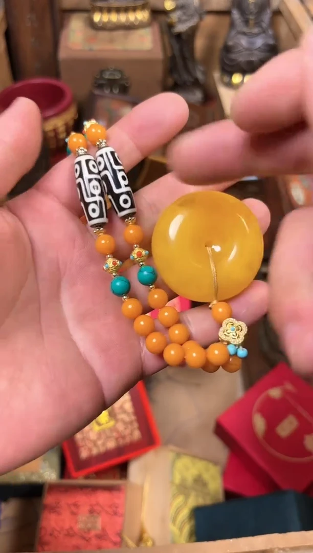 【闪购商品】蜜蜡耳饰未镶嵌-----------------