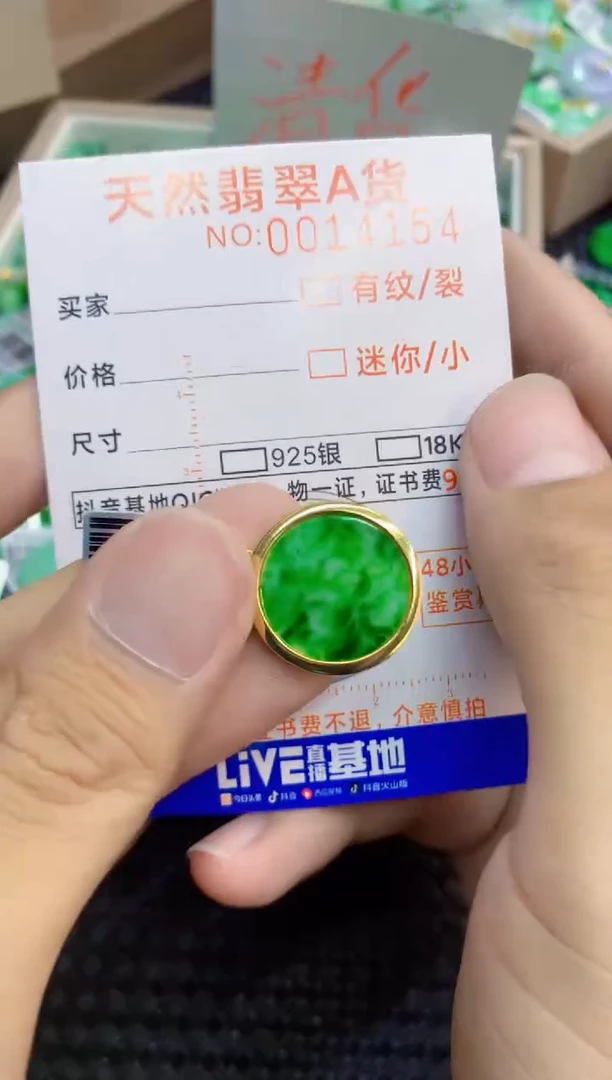 翡翠未镶嵌吊坠(不含链)1