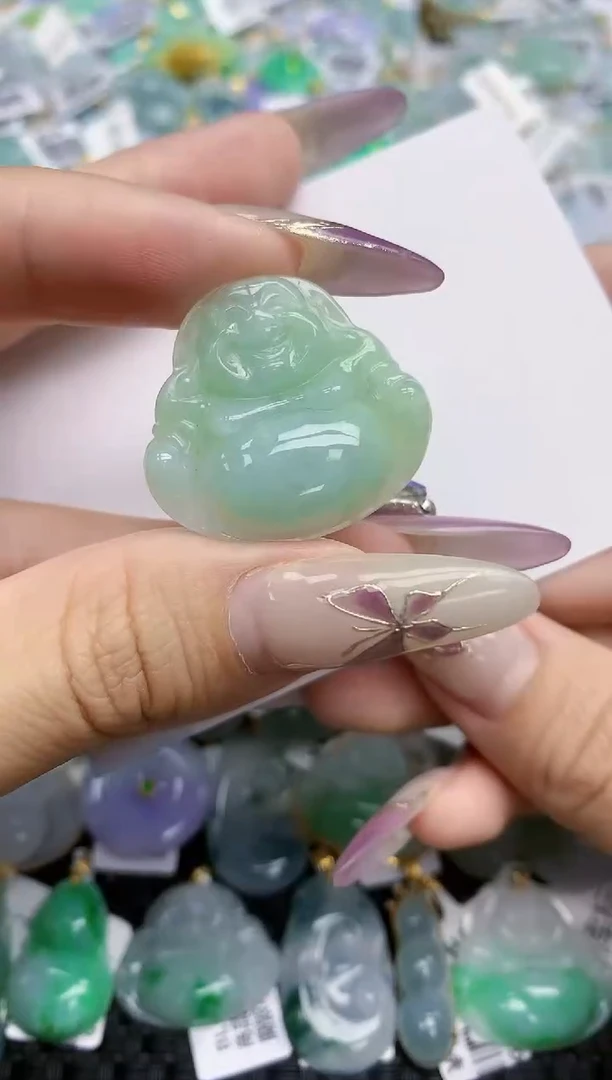 翡翠挂件未镶嵌125   天然翡翠A货