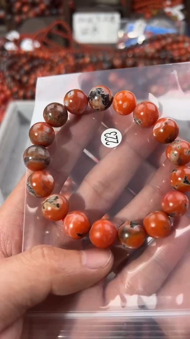 南红玛瑙手串未镶嵌1