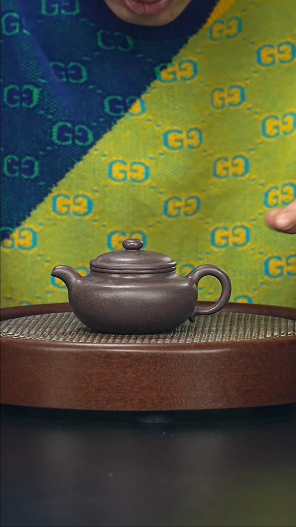茶壶紫砂-老天青-全手工无添加