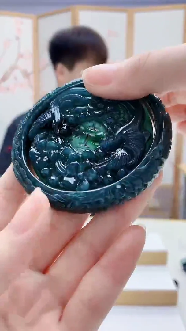 未镶嵌定制翡翠4868ry-毛货挂件89