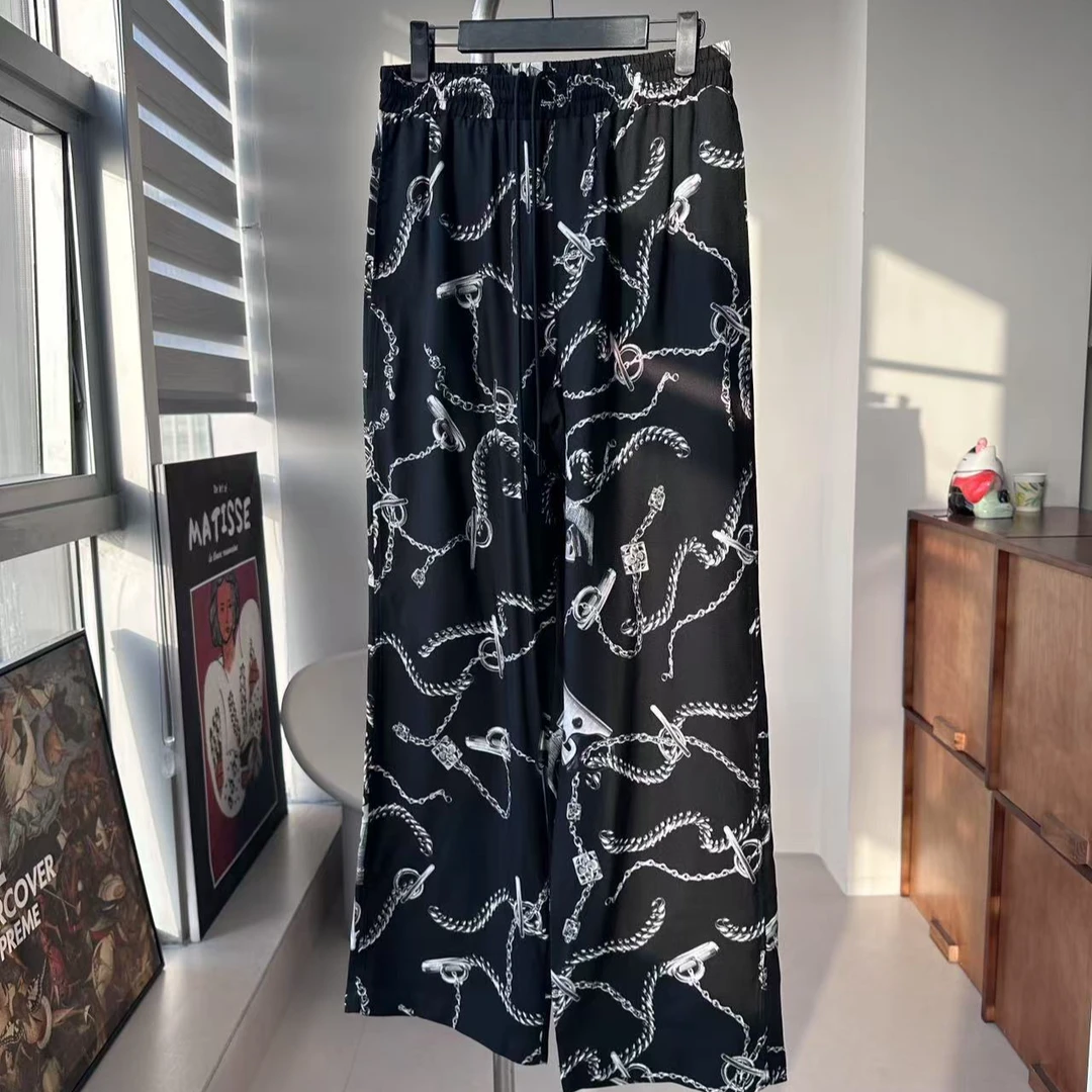 【出口格子家】如毛料般的重磅桑 休闲裤