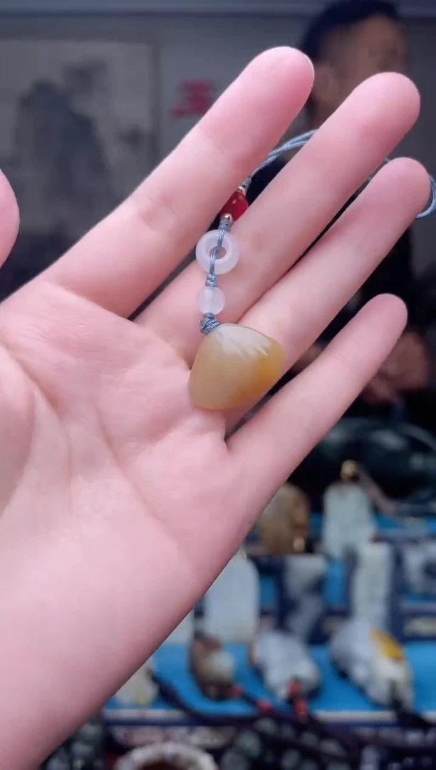 和田玉未镶嵌挂件1