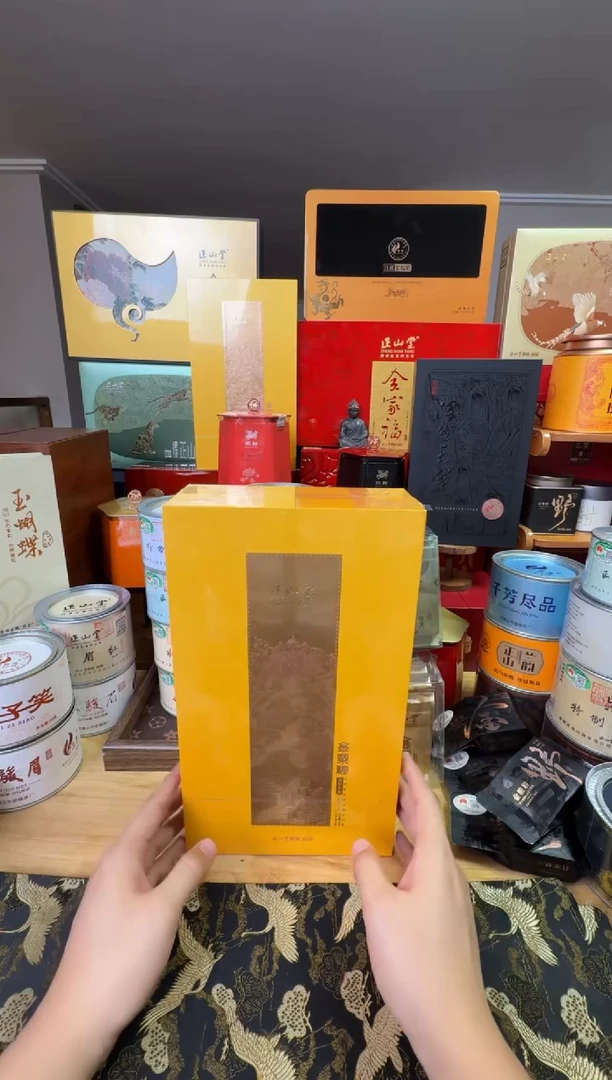 水晶玻璃吸管款金粟粒礼盒1套