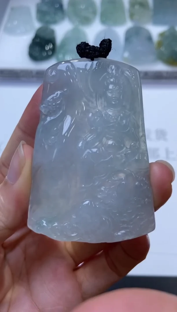 未镶嵌挂件翡翠379129    多人