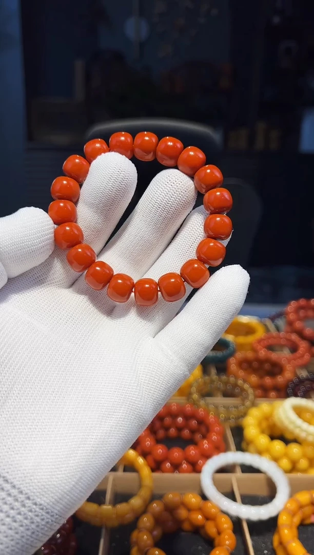 未镶嵌手串南红玛瑙12+