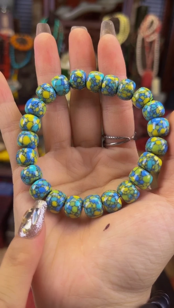 天然原矿松松手串