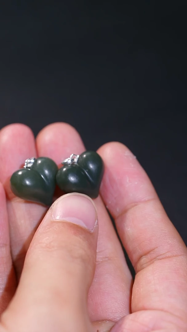 吊坠(不含链)银S925镶嵌和田玉1多样性发一