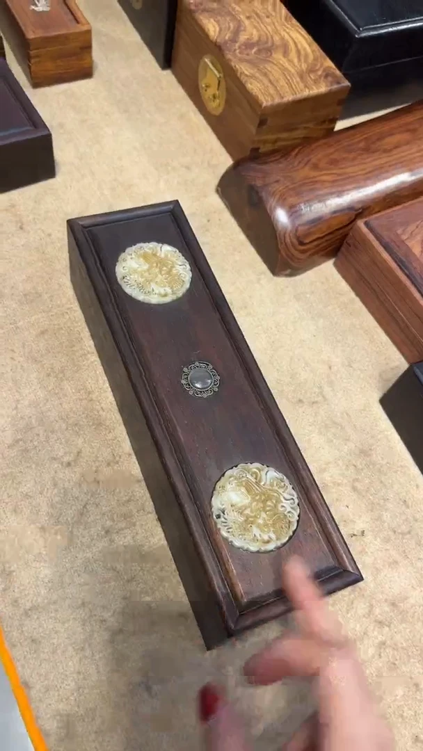 【闪购商品】木镶嵌线香盒抽拉盒