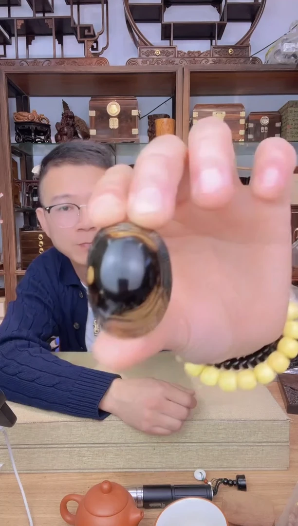 乌木类书架047小六富甲21克