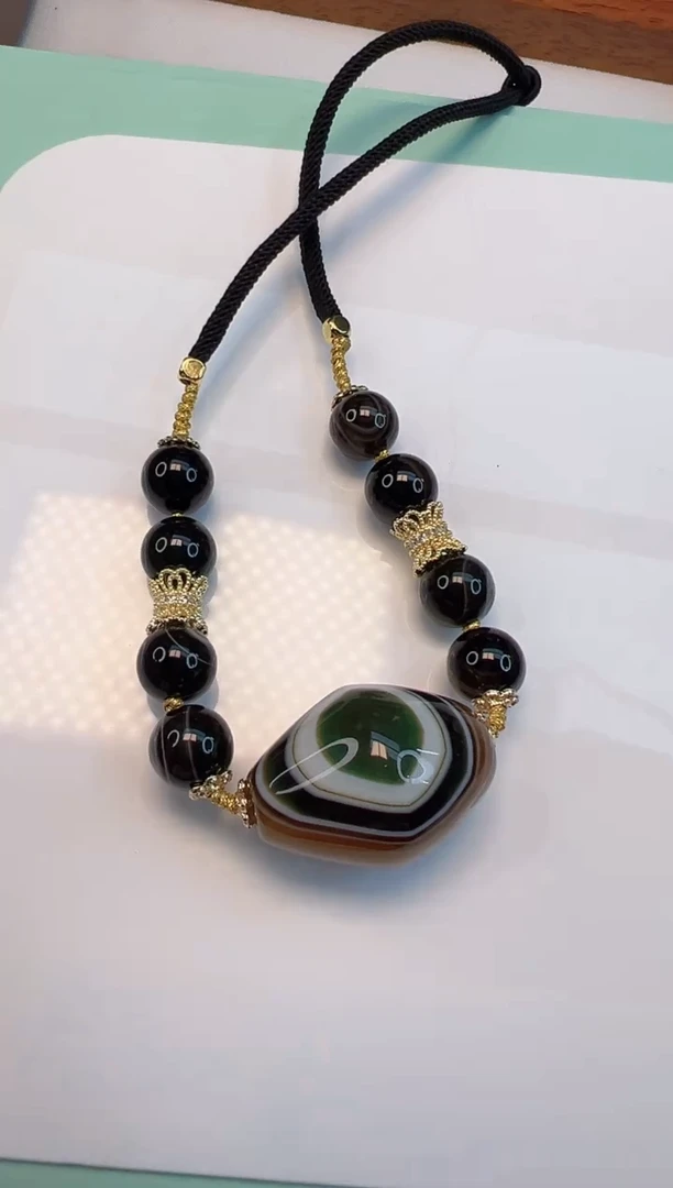 玛瑙/玉髓（覆膜）项链未镶嵌Y21315（拍一发一）多样性发货