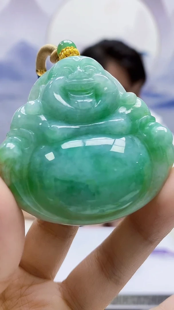 定制翡翠未镶嵌5060xx-毛货挂件171