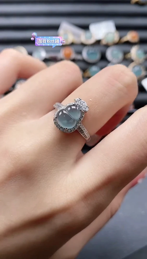 【闪购商品】翡翠戒指银S925镶嵌11111