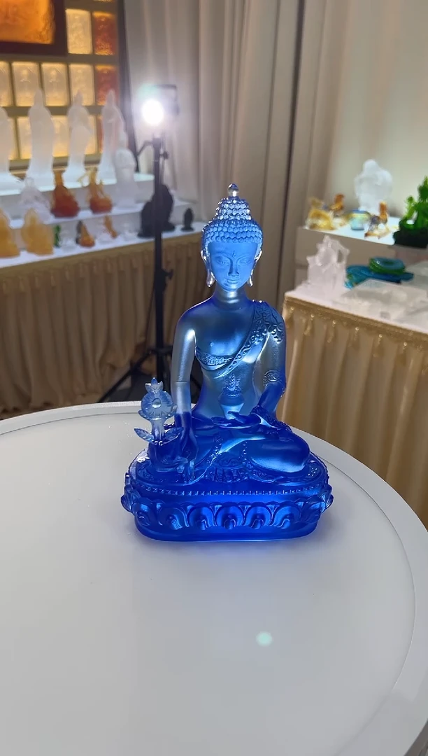 【闪购商品】茶宠匠门琉璃中号药师造像